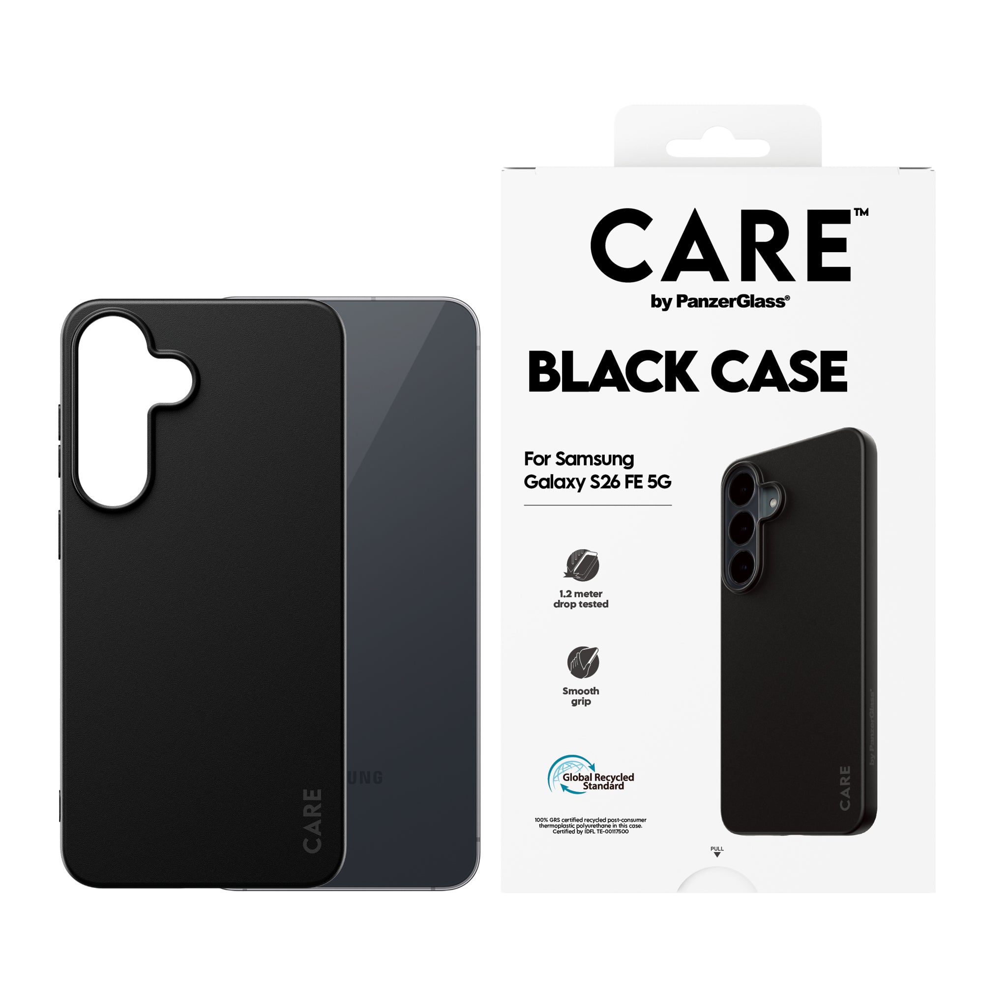CARE™ by PanzerGlass® TPU Case Schwarz Samsung Galaxy S26 FE 5G
